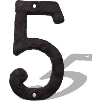 Letters Numbers Cast Iron