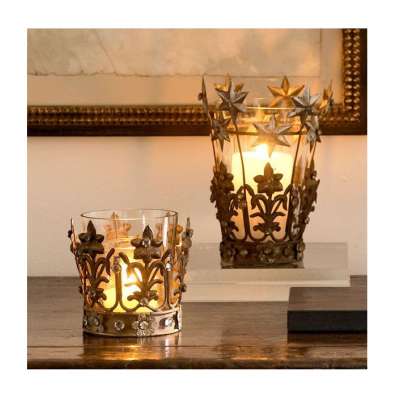 Metal Star Tea light Candle Holder