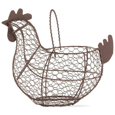 Chicken Wire Basket  Antique Finish