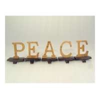 PEACE Christmas Stocking Holder Hanger